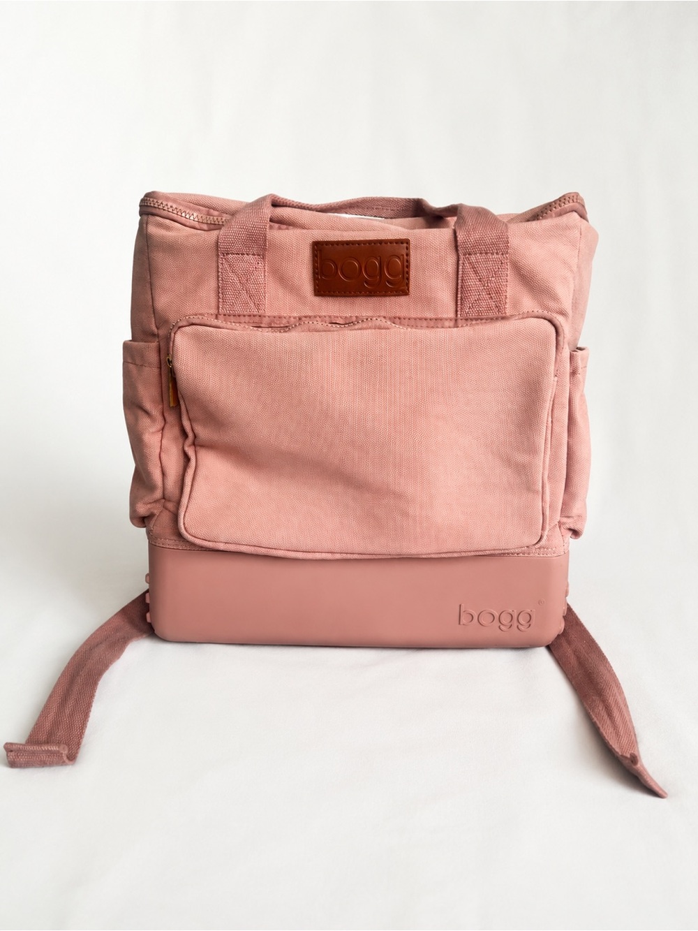 Blush (Pink) Bogg Bag canvas backpack mom diaper beach travel bag